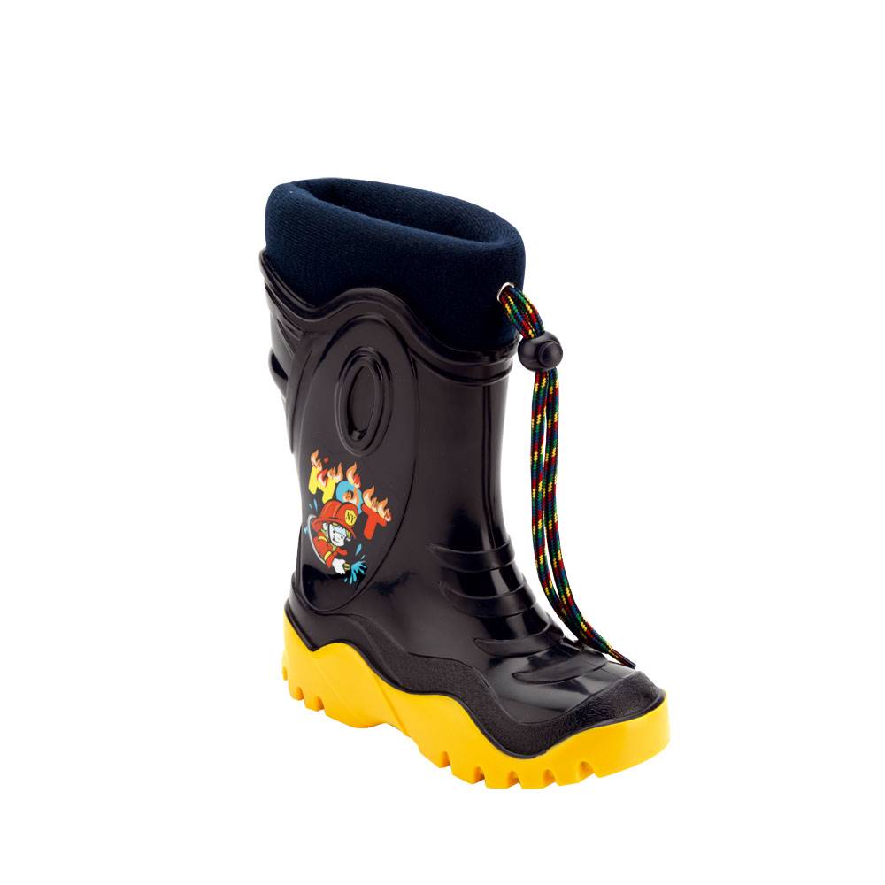 Art. 167.43 Solid colour children pvc boot with padded insock. Different colours