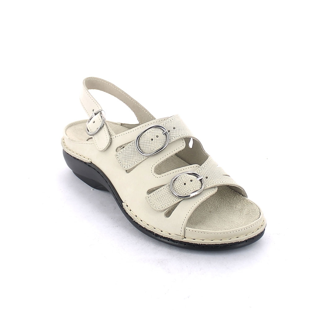 Sandalo estivo donna con sottopiede estraibile Sandalo estivo donna con sottopiede estraibile