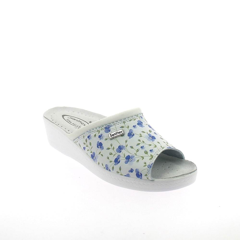 "Floral " line Slipper for women with open toe upper and padded insole.