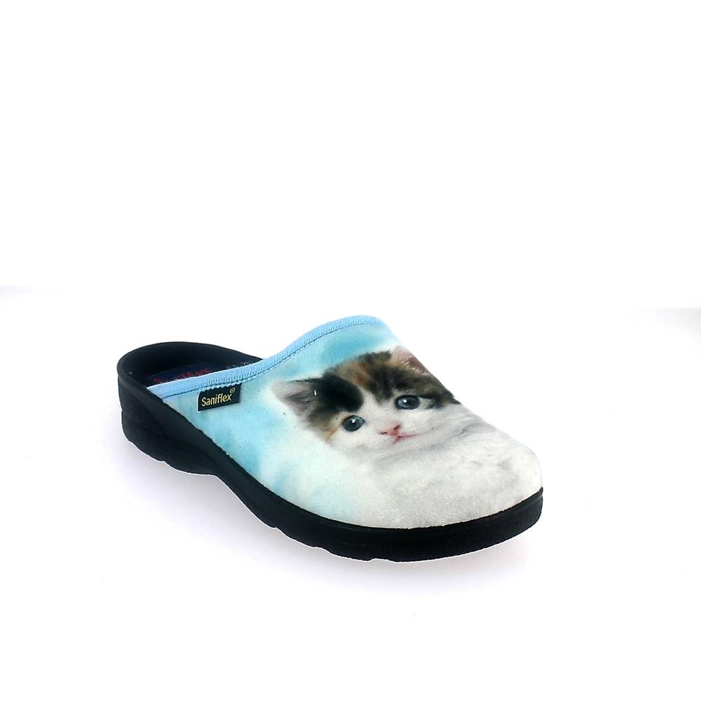 Art. 8744-10 Winter comfort  slipper for women. Velvet upper with 