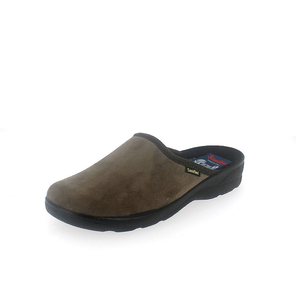 Winter slipper for men with injected outsole. Made in Italy