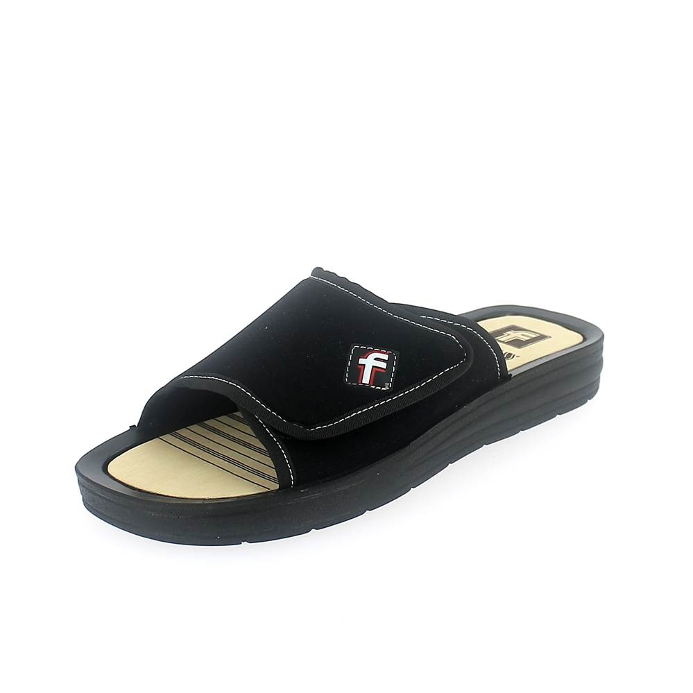 Art. 1851 Ciabatta Fass con sottopiede in legno+velcro e tomaia in neoprene