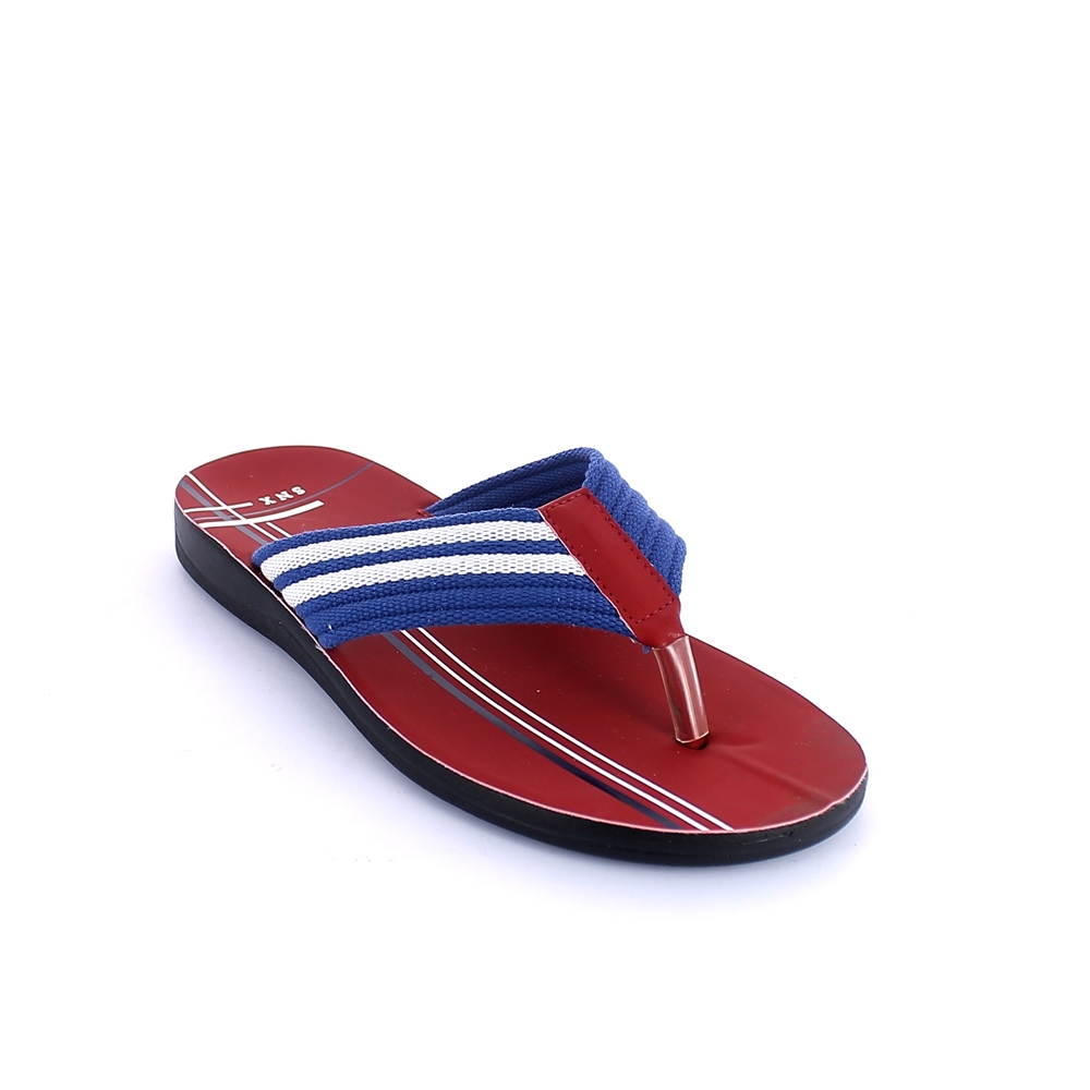 Thong mule for men with injected polyurethane sole