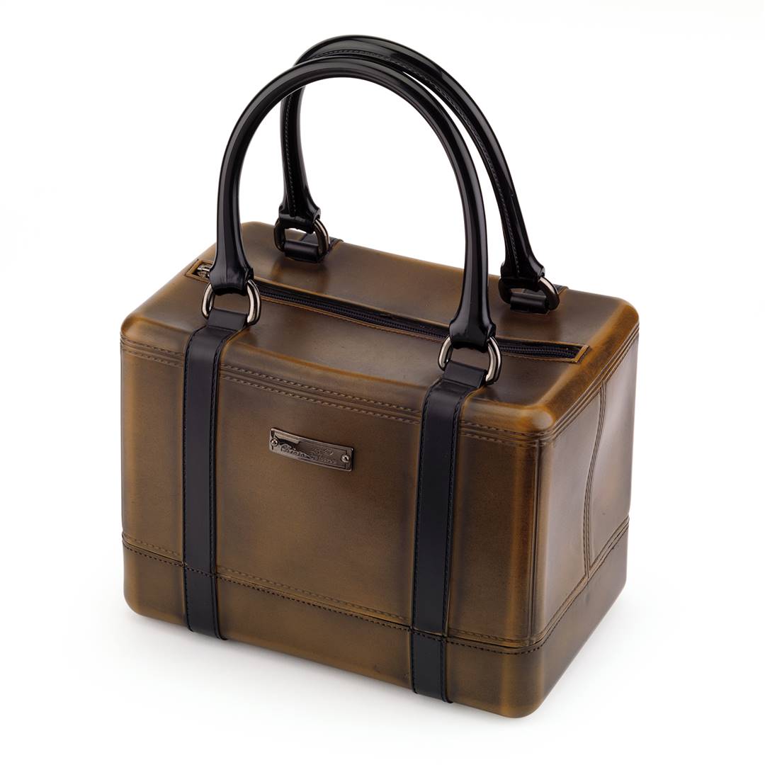 ART. 350.7632. Borsa bauletto in pvc effetto anticato