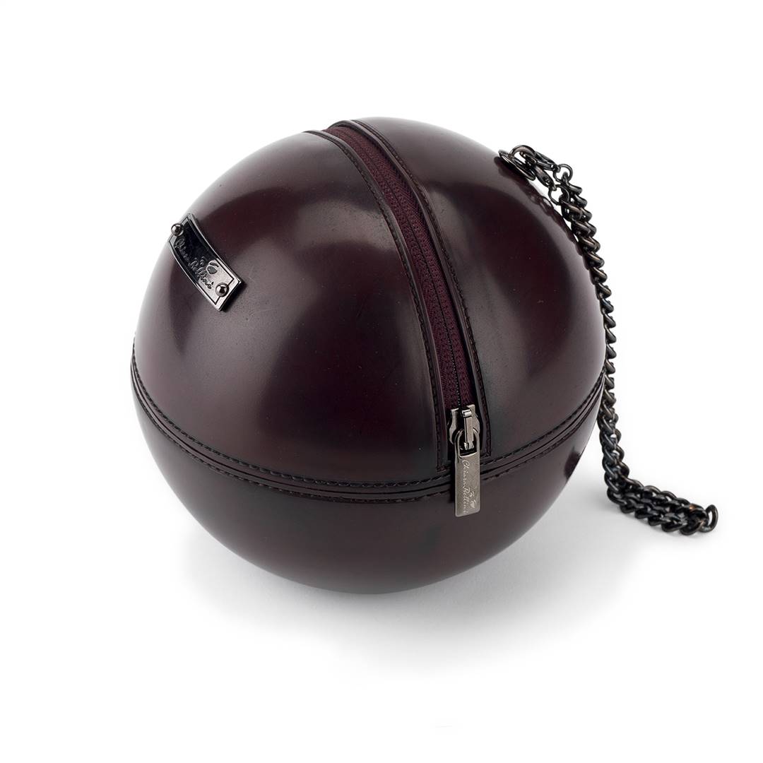 Art. 360.7653 Borsa sfera “Rock’n’Ball” in pvc  effetto vintage