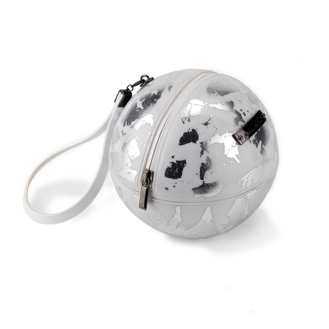 Art. 360.7654 Borsa sfera “Rock’n’Ball” con lamina oro o argento
