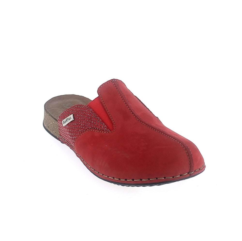 "Natural Line" Winter Slipper for women with a cork effect outsole "Natural Line" Winter Slipper for women with a cork effect outsole