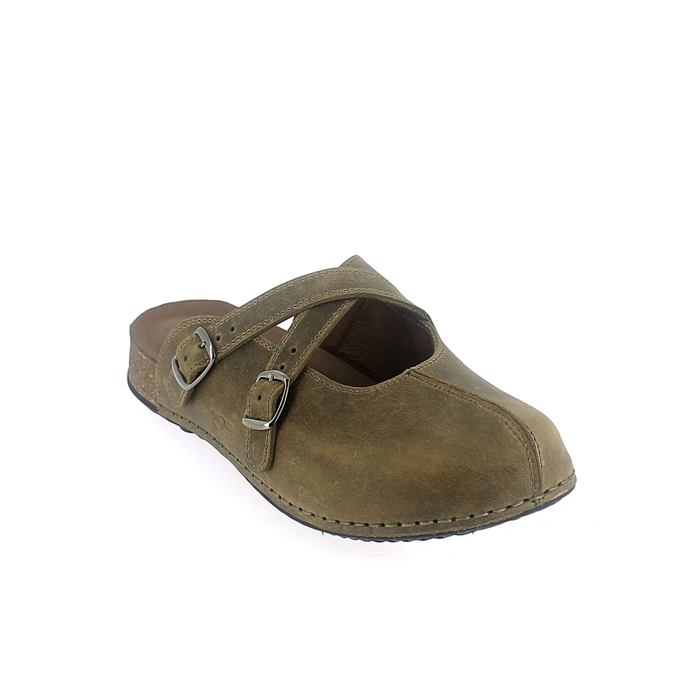 "Natural Line" Winter Slipper for women with a cork effect outsole "Natural Line" Winter Slipper for women with a cork effect outsole