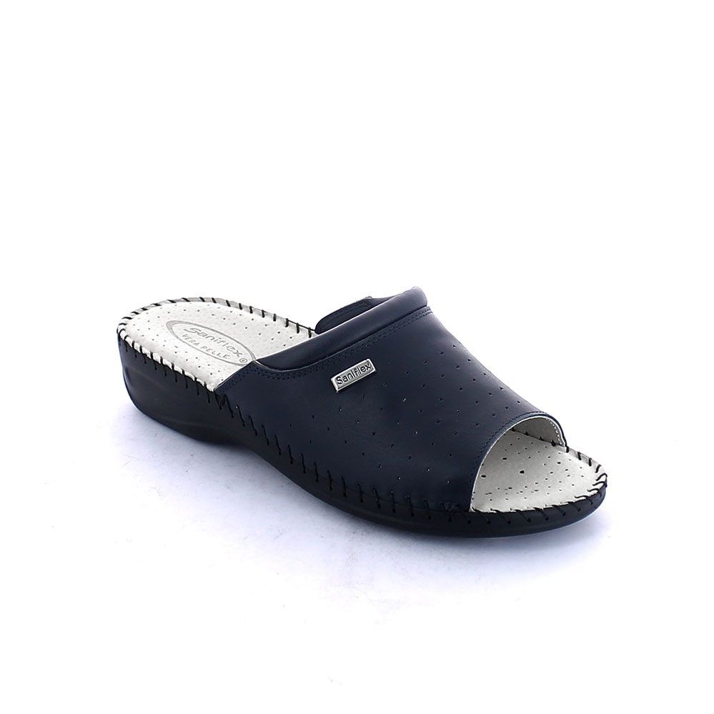 Hand sewn Slipper for women, with Calf leather Upper