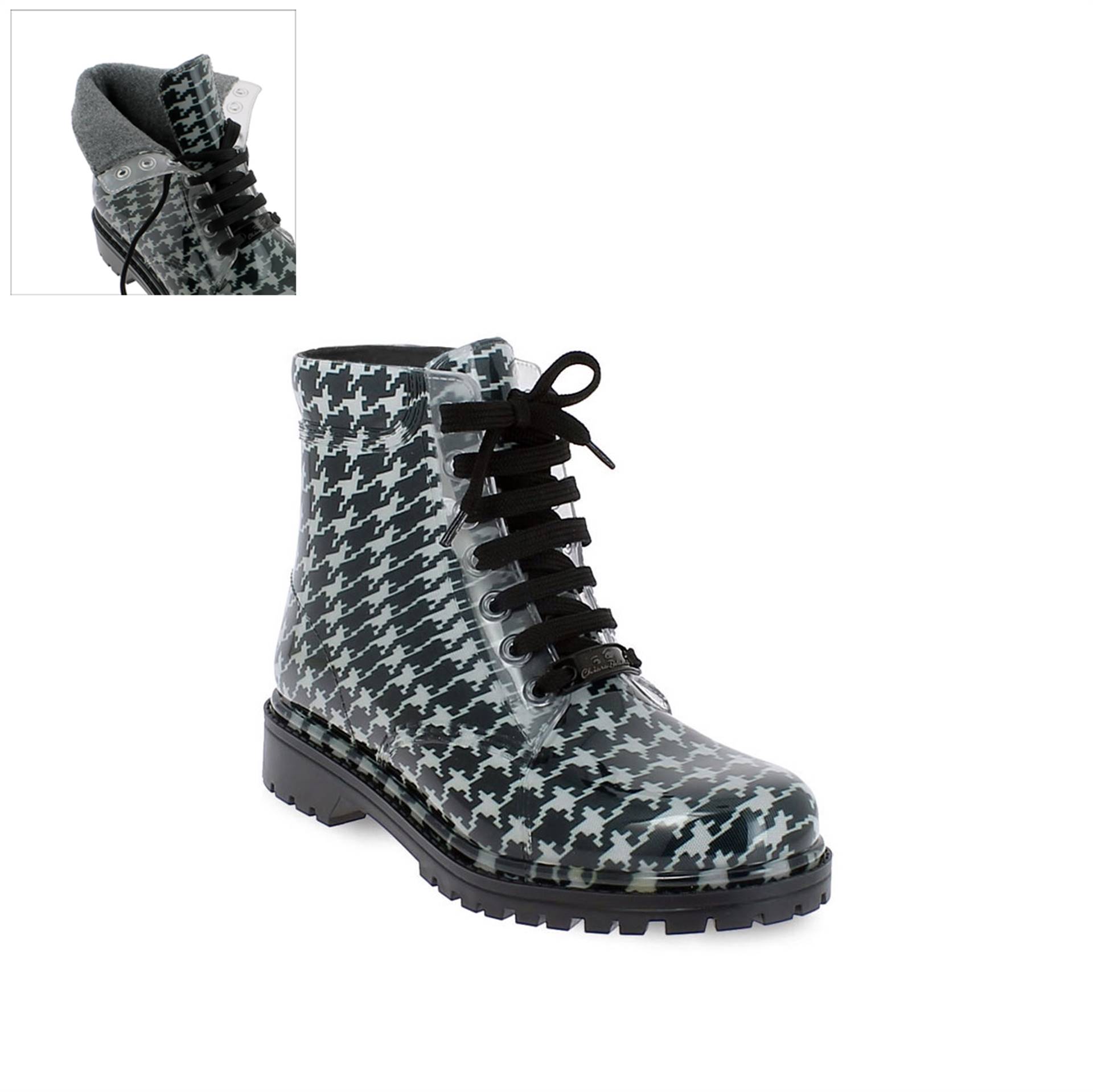 ART. 552.7121F - Short laced up walking rainboot. 