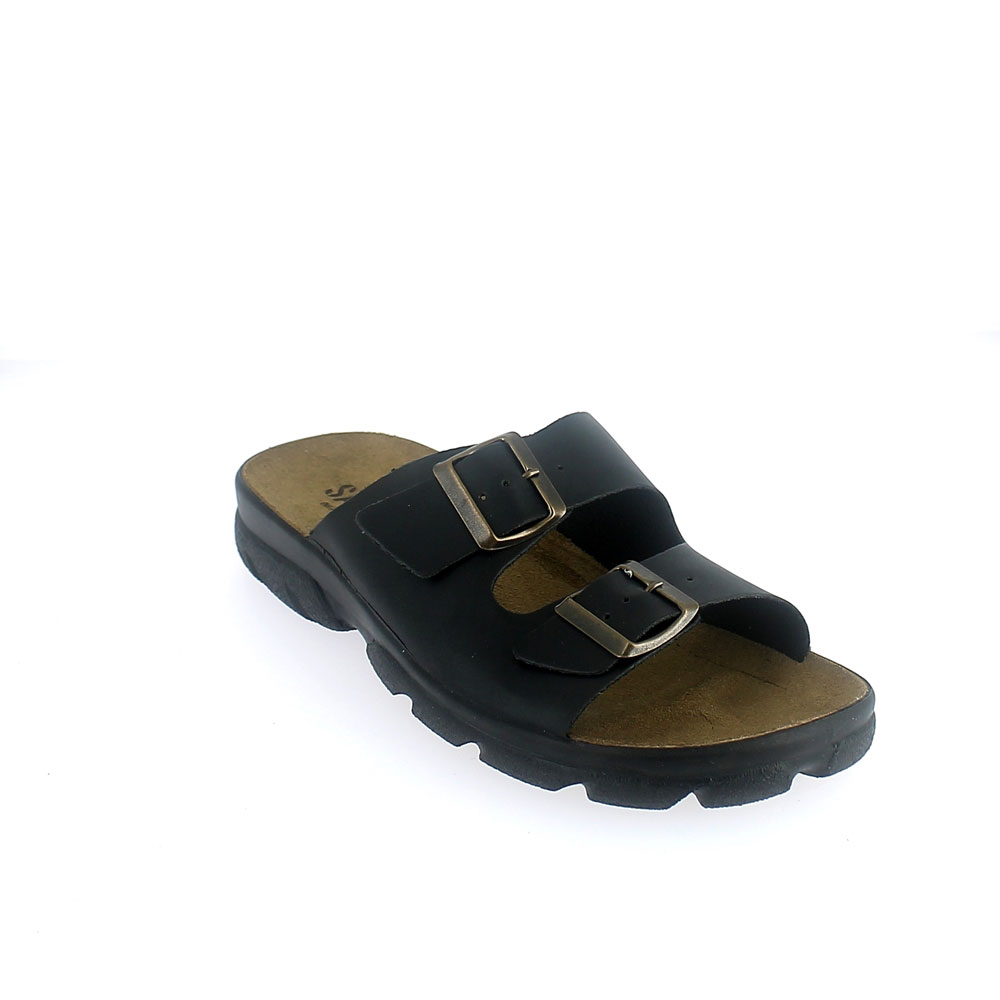 Synthetic leather summer slipper for man