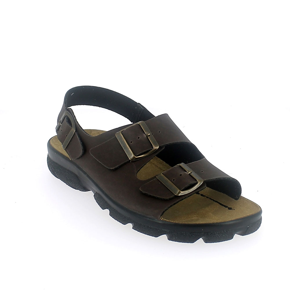 Synthetic leather summer slipper for man