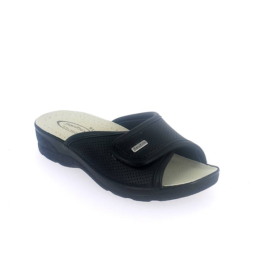 Art. 80810-10.  Comfort open toe medical slipper for woman with STRETCH upper.
