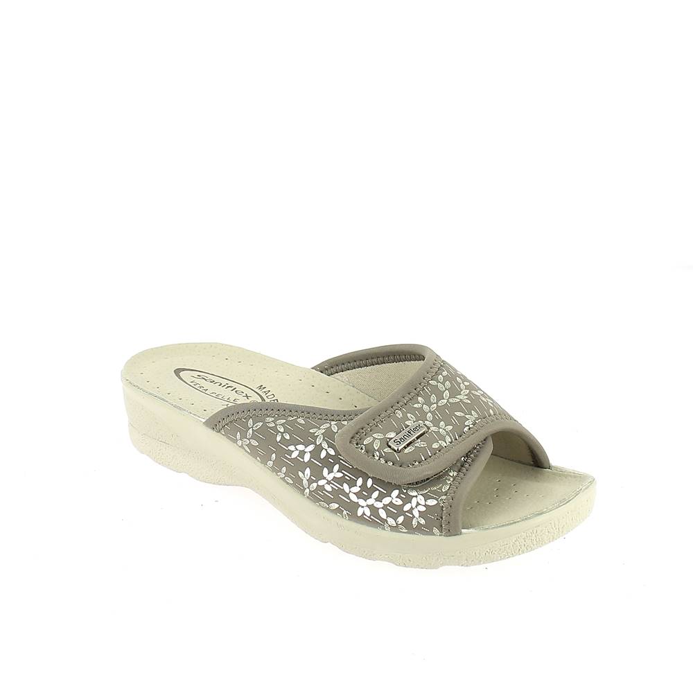 Art. 80855/10 - Ciabatta ELASTICIZZATA estivo donna sottopiede imbottito.