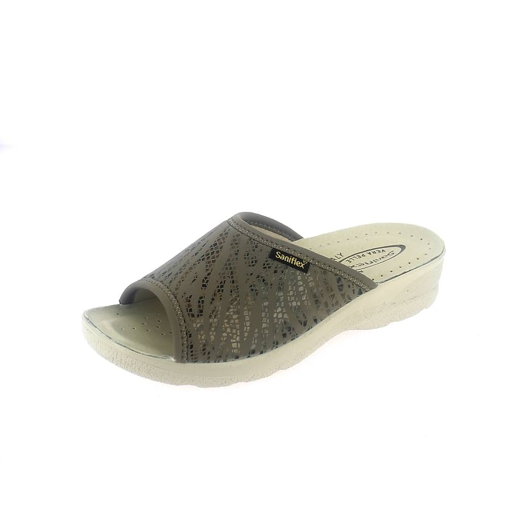 Art. 80929-10 Summer comfort  slipper for women with STRETCH upper. Padded insole. Wide fit