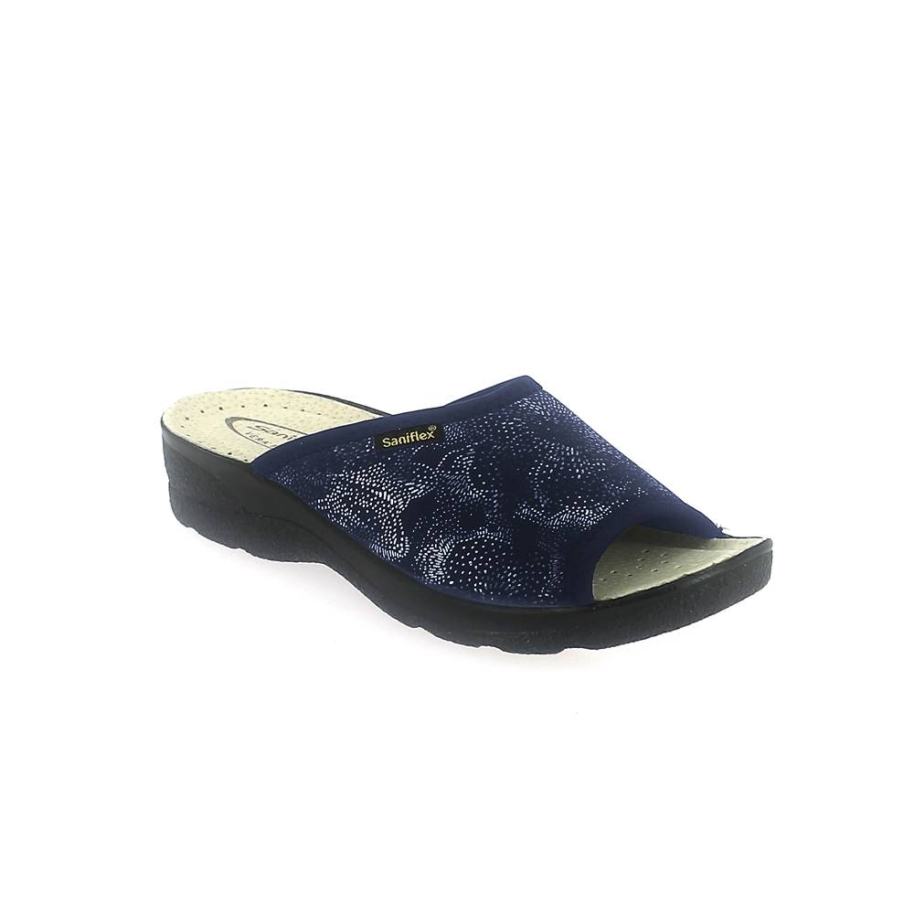 Art. 80932-10 Summer comfort  slipper for women with STRETCH upper. Padded insole. Wide fit