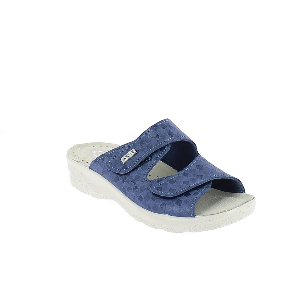 Art. 83244-10 Summer comfort  slipper for women. Upper with velcro fastener. Padded insole. Wide fit