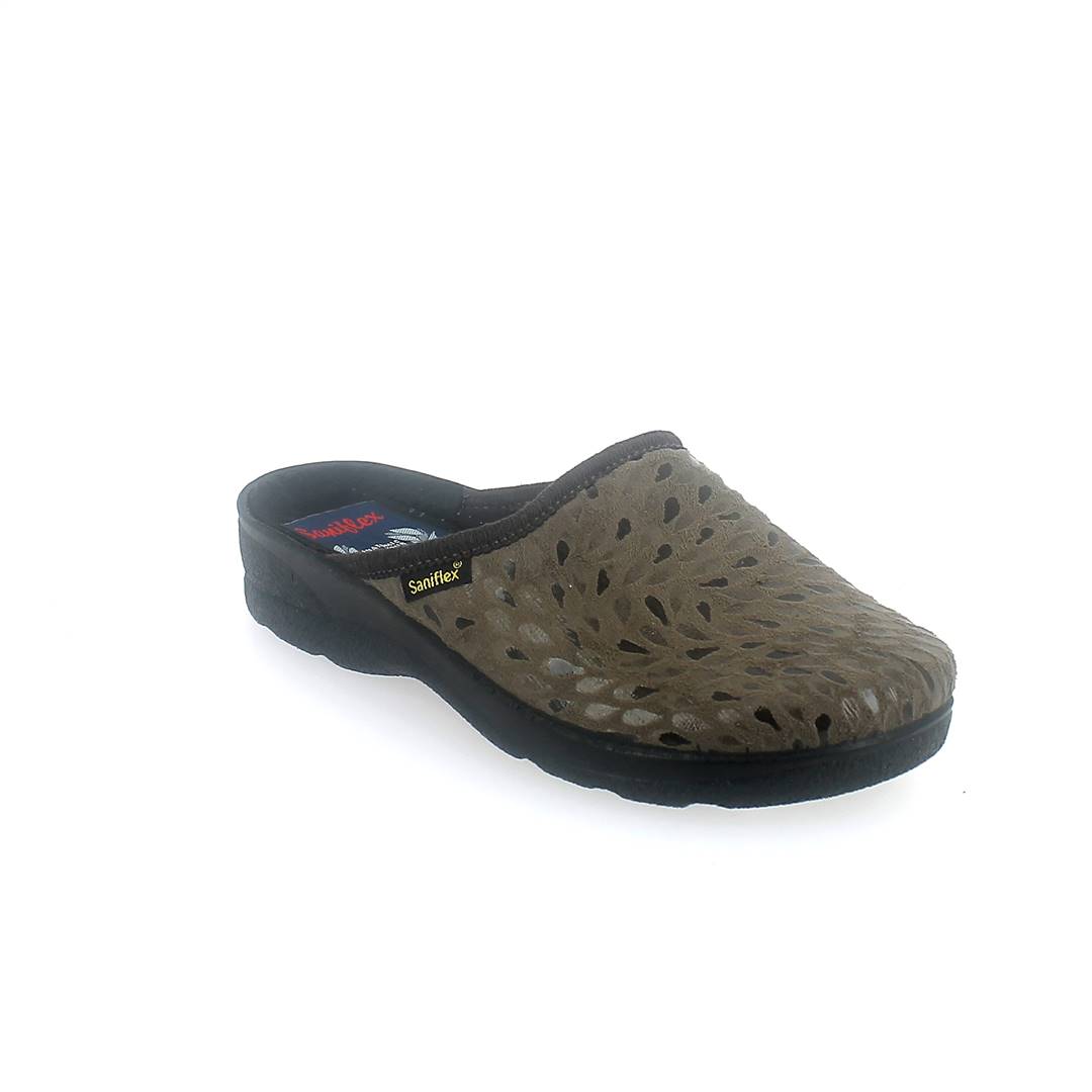 Art. 8336/3 - Ciabatta invernale donna con suola iniettata - made in italy