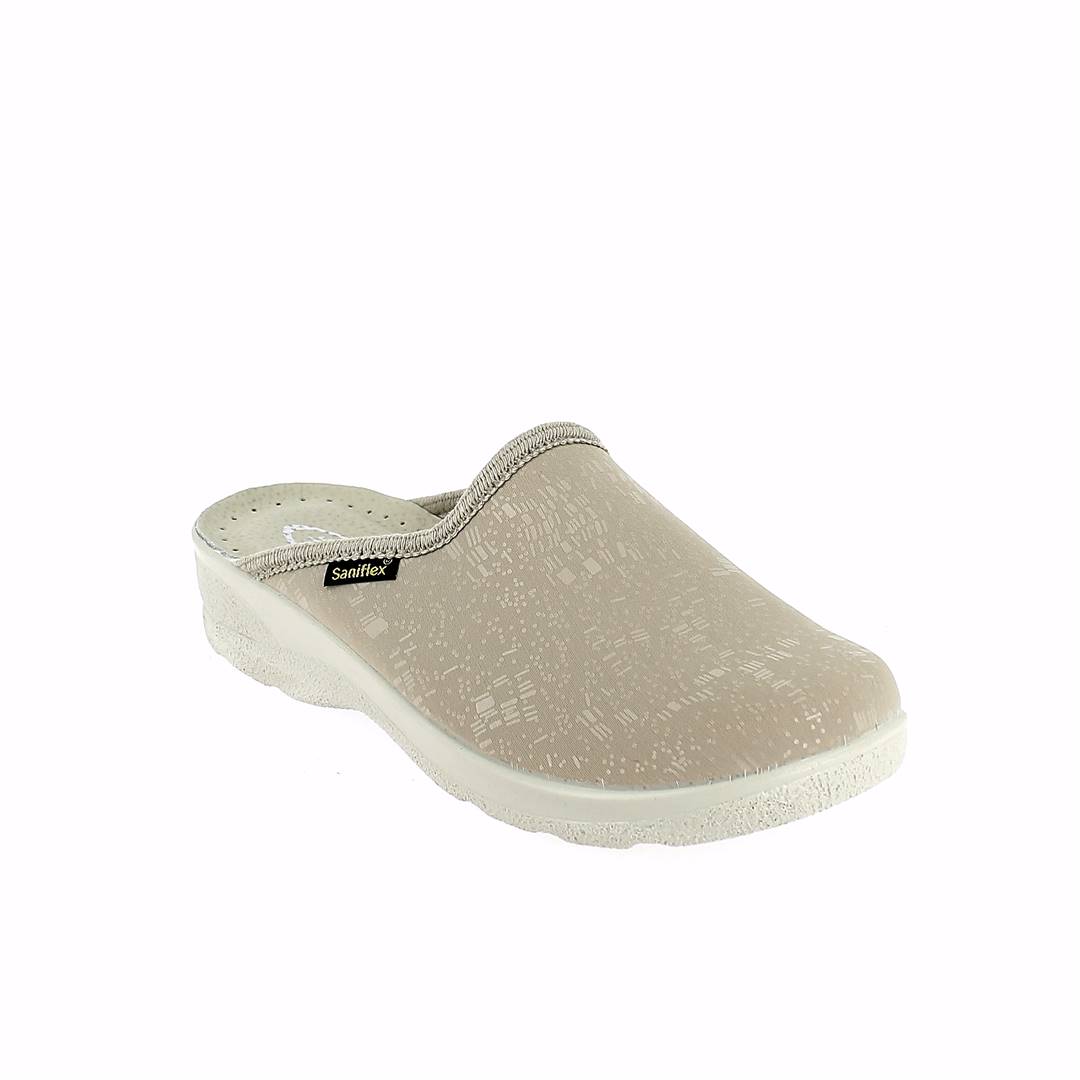 Art. 8338-10  Comfort  slipper for women with STRETCH upper. Padded insole. Wide fit