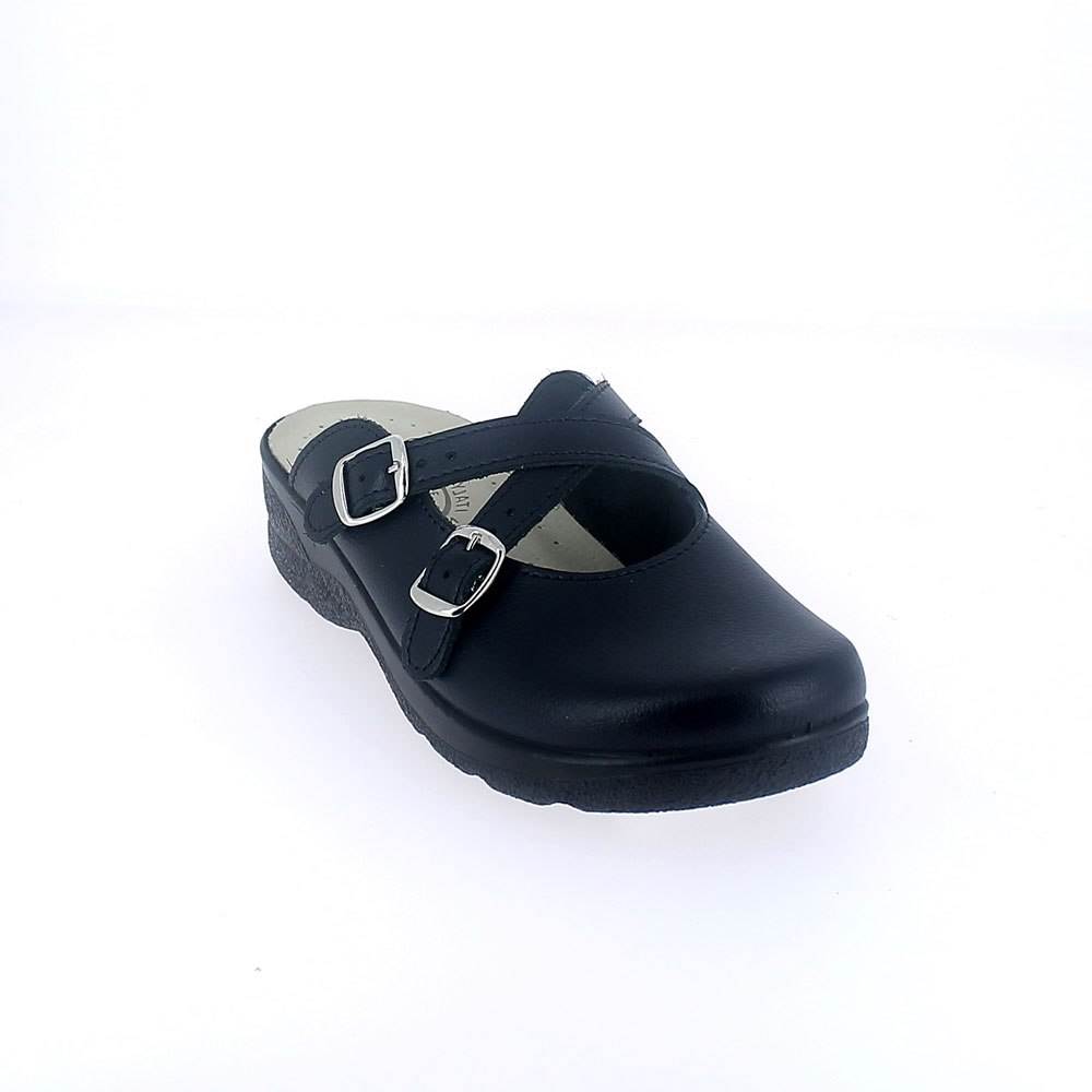 Ciabatta donna con sottopiede imbottito. Forma comoda. Made in Italy