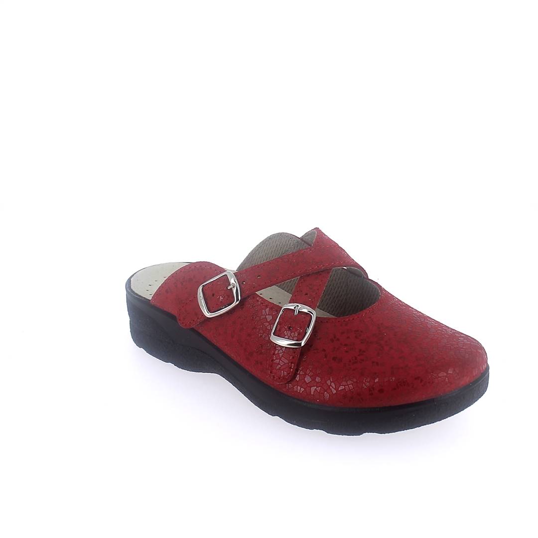 Art. 84123/10 - Ciabatta invernale donna con suola iniettata - made in italy