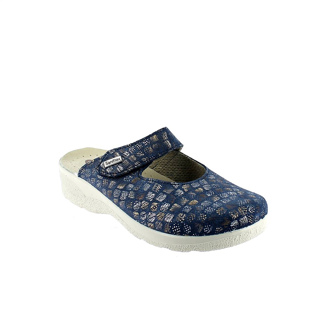 Art. 84425/10 - Ciabatta invernale donna con suola iniettata - made in italy