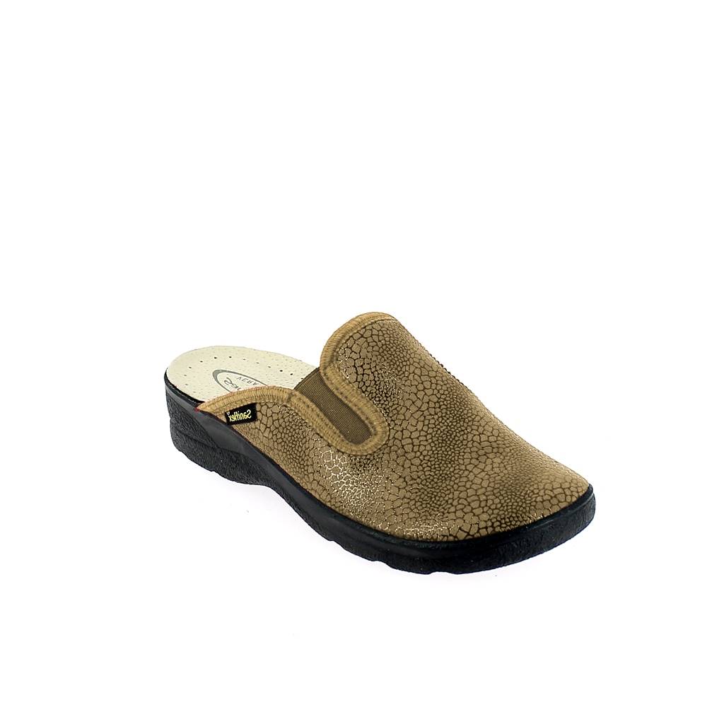 Art. 8622-10 STRETCH winter comfort  slipper for women with elastic bands. Padded insole.