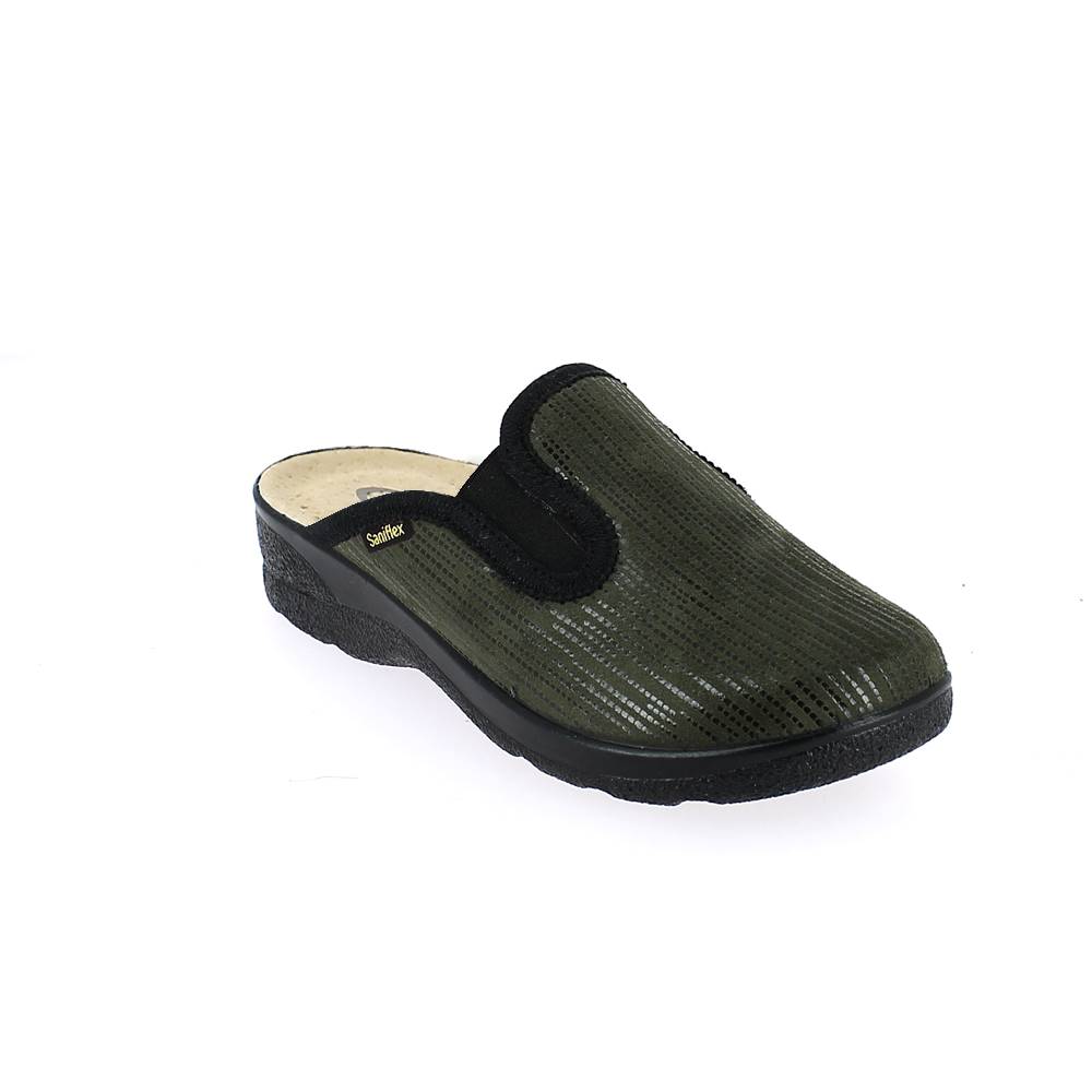 Art. 8633-10 STRETCH winter comfort  slipper for women with elastic bands. Padded insole.