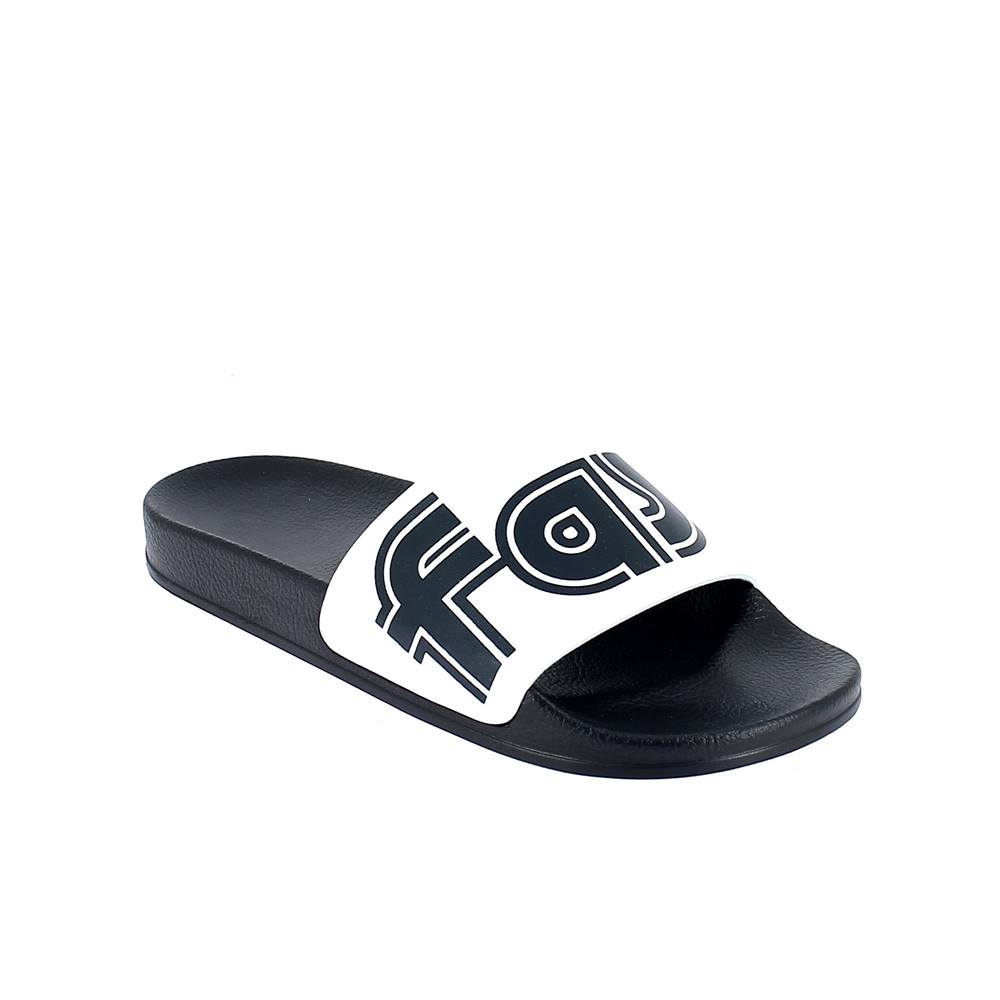 Art. 88.55 Summer slipper with branded band and polyurethane sole