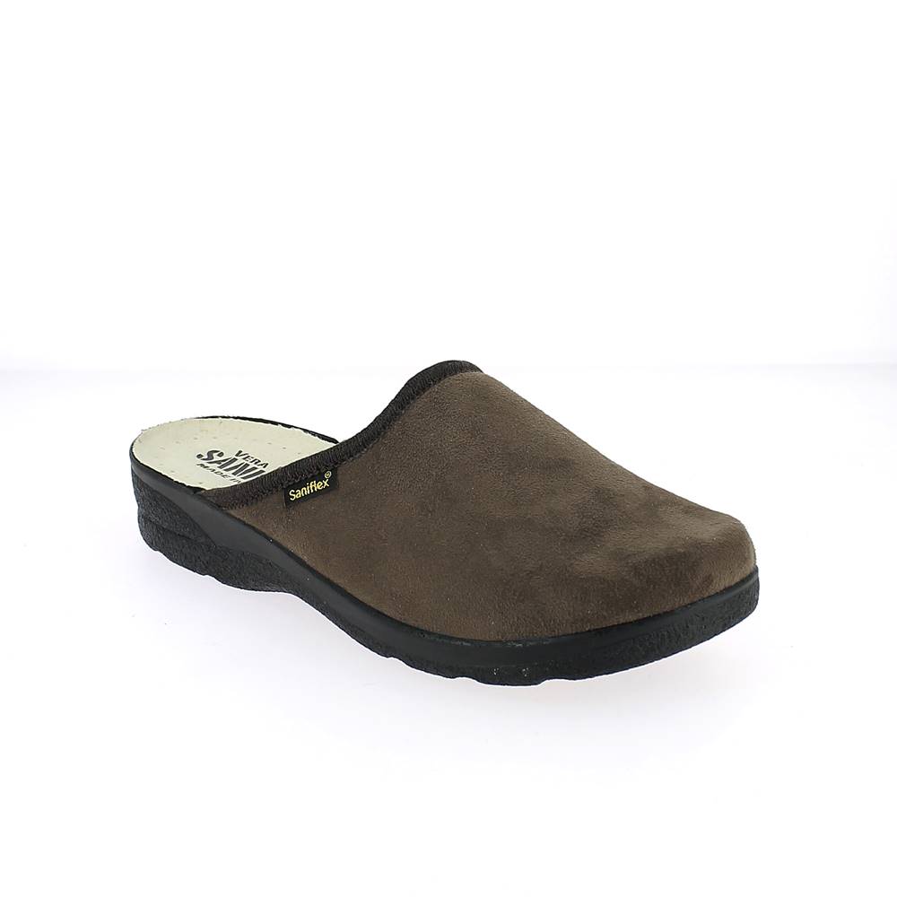 Winter slipper for men with injected outsole. Made in Italy