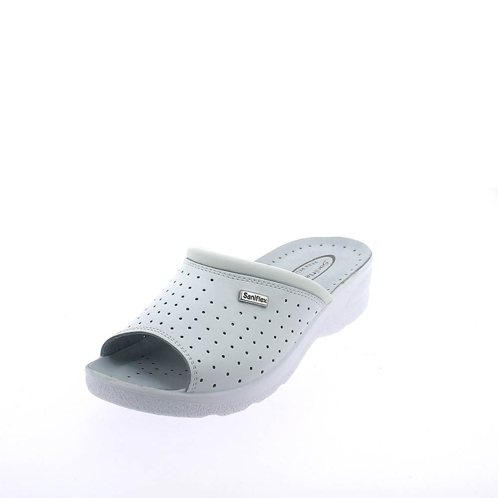 Ciabatte Sanitarie Donna Estive In Plastica Con Memory Foam - Leggere E Traspiranti, Modelli Con Punta Aperta Per Casa E Passeggio