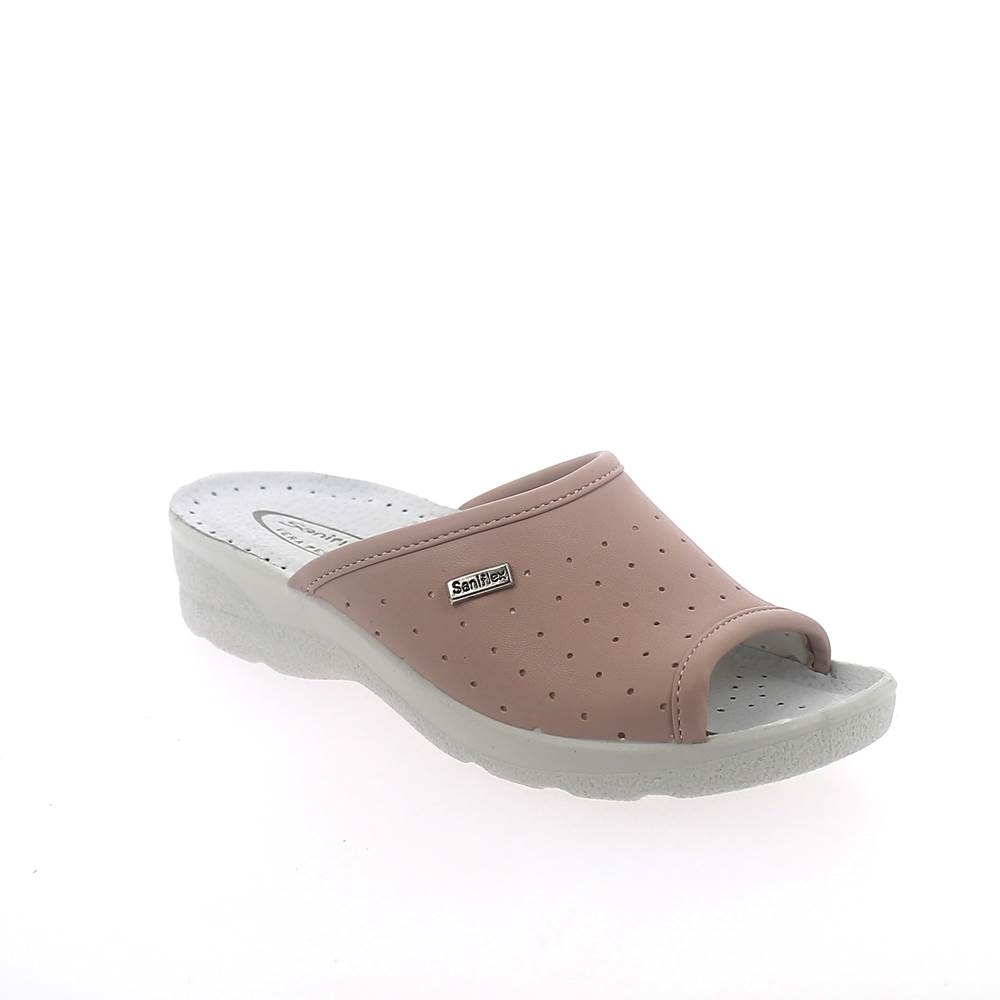 Art. 89872 10. Ciabatta sanitaria donna aperta. Tomaia ELASTICIZZATA. Forma comoda
