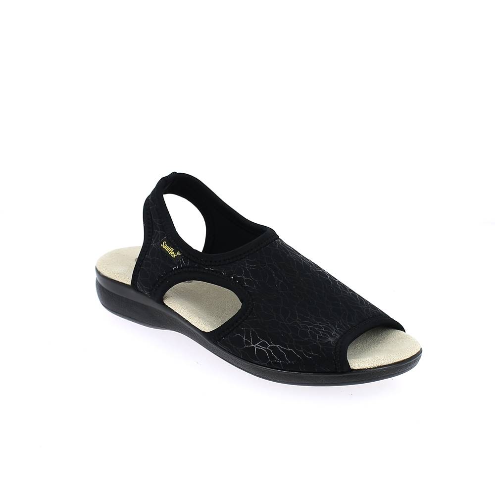 Art. 90119/13 - Sandalo ELASTICIZZATO. Calzatura estiva donna sottopiede imbottito