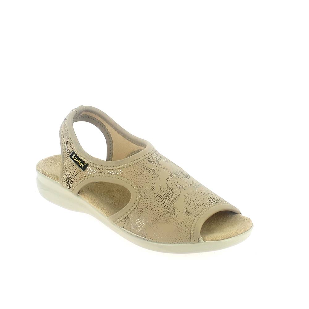 Art. 90132/13 - Summer STRETCH sandal for women with suede padded insole