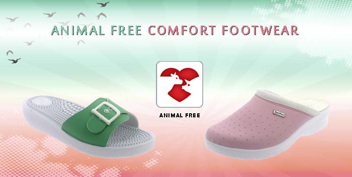 "ANIMAL FREE" comfort footwear