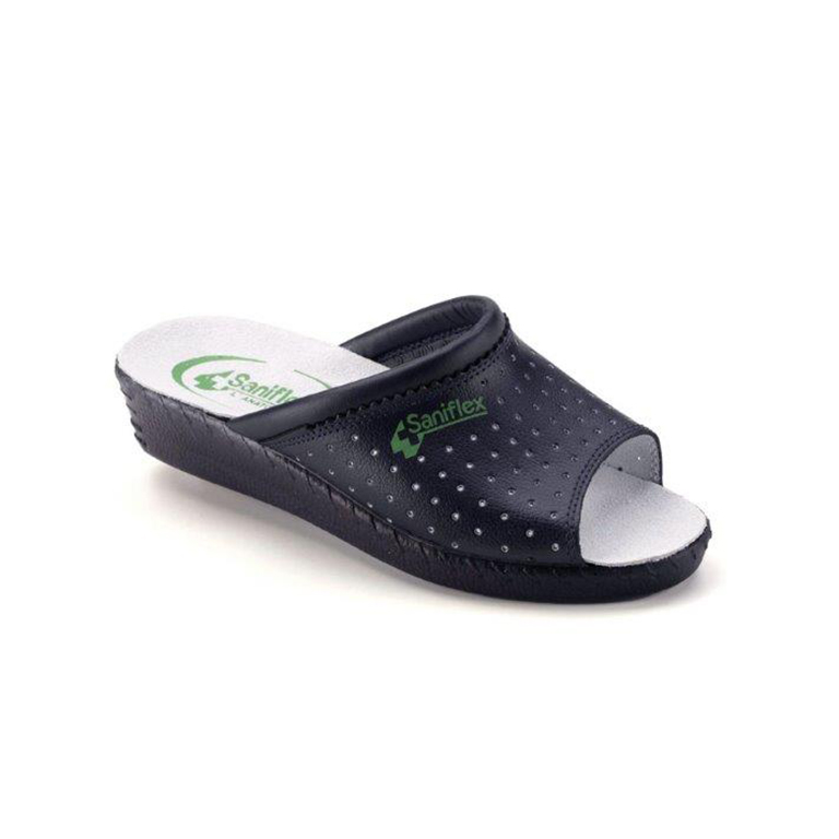 Leather medical slipper for women  made in Italy