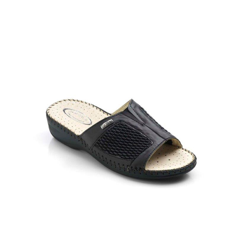 Hand sewn Slipper for women, with Stretch Upper Hand sewn Slipper for women, with Stretch Upper