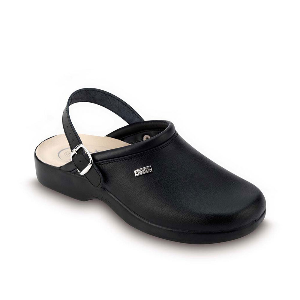 Leather upper certified medical slipper for men made in Italy Leather upper certified medical slipper for men made in Italy